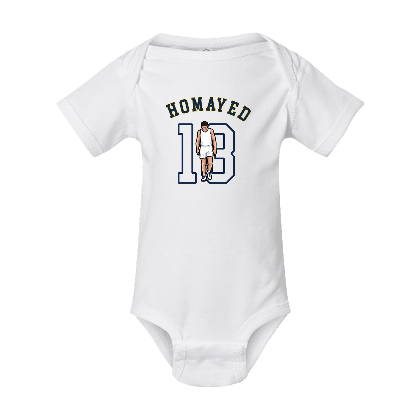 Baby Onesie — Shirsey Arch in White