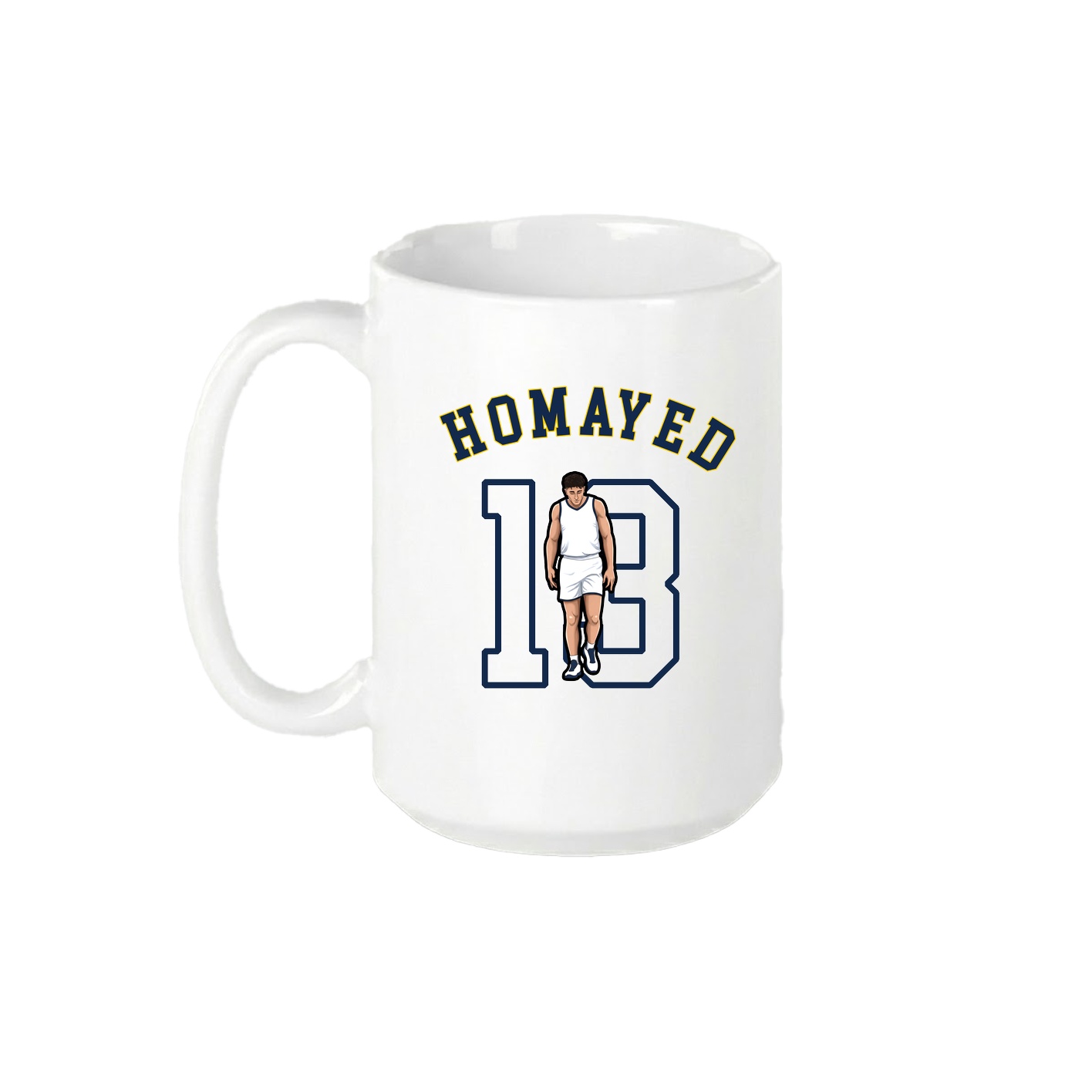 15oz Coffee Mug — Shirsey Arch in White