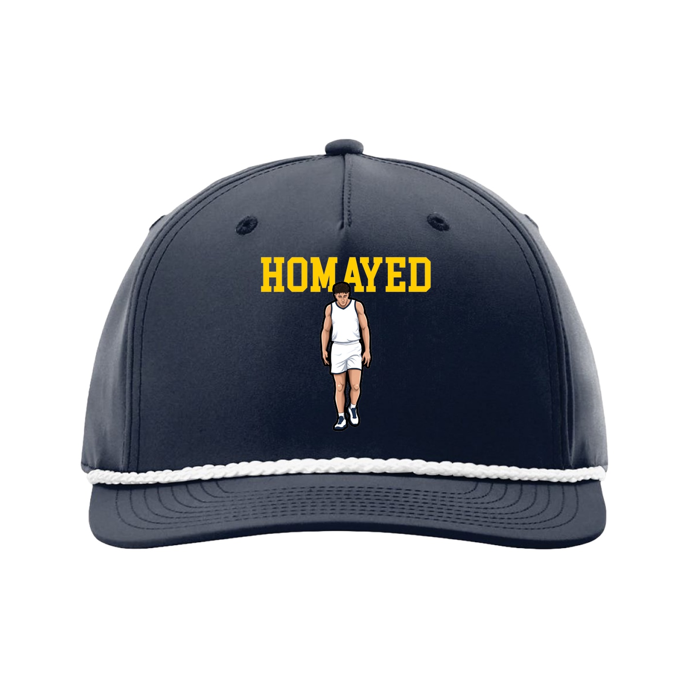 Five-Panel Classic Rope Cap — Shirsey in Navy