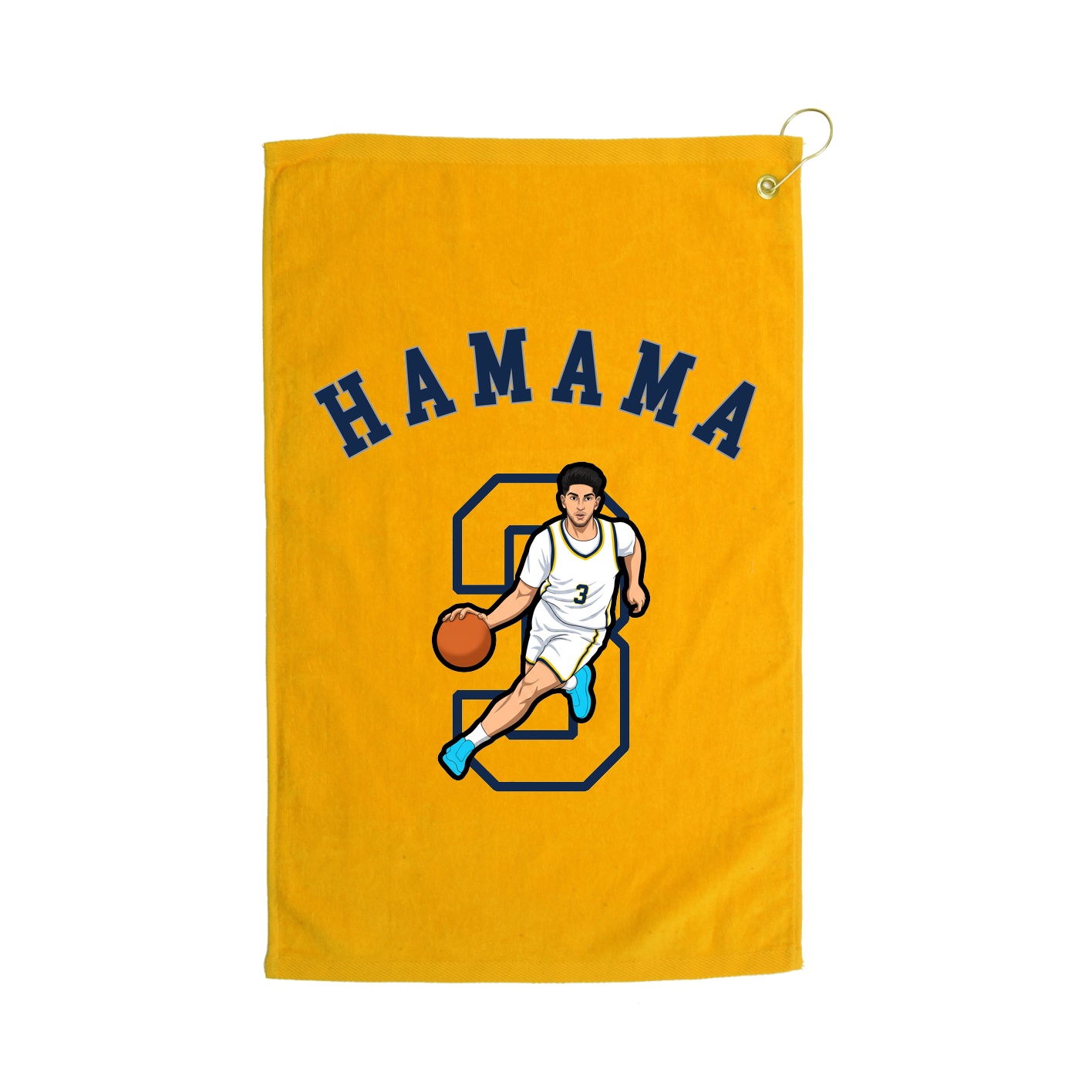 Golf Towel — Shirsey Arch in Gold