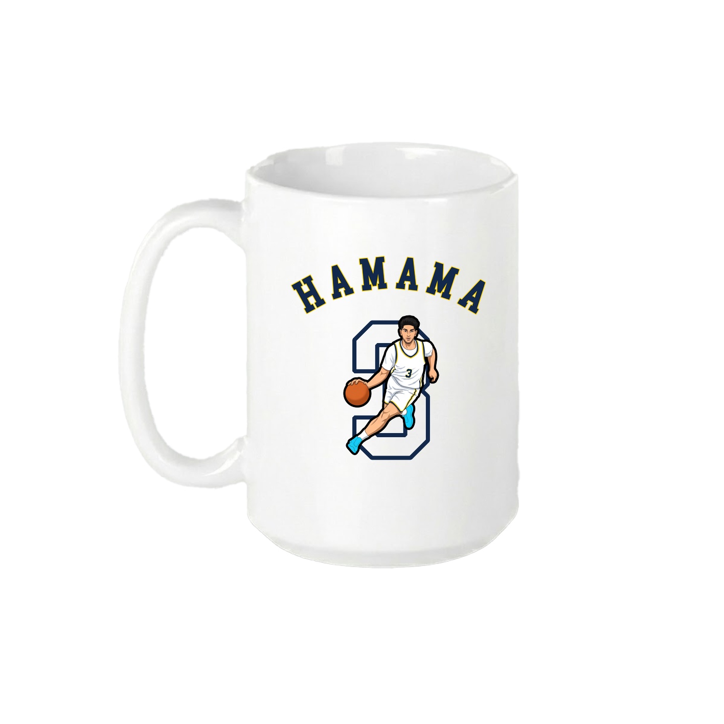 15oz Coffee Mug — Shirsey Arch in White