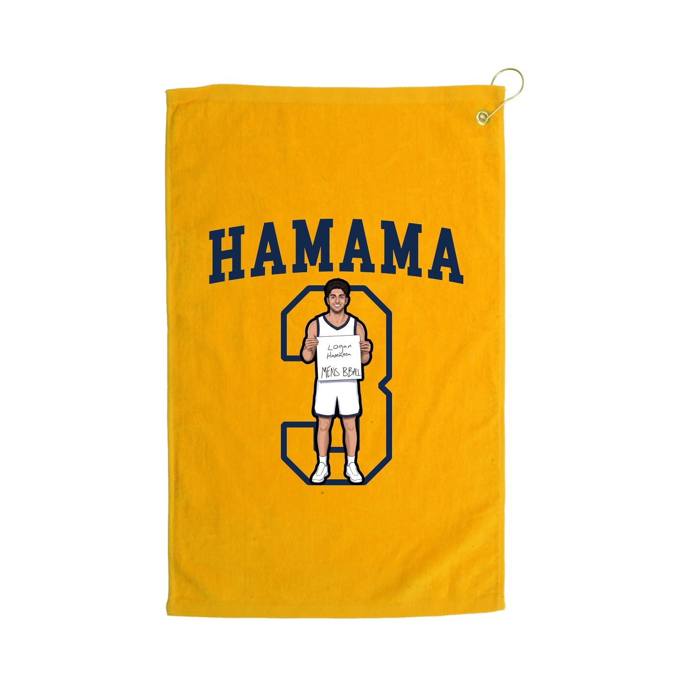 Golf Towel — Shirsey in Gold