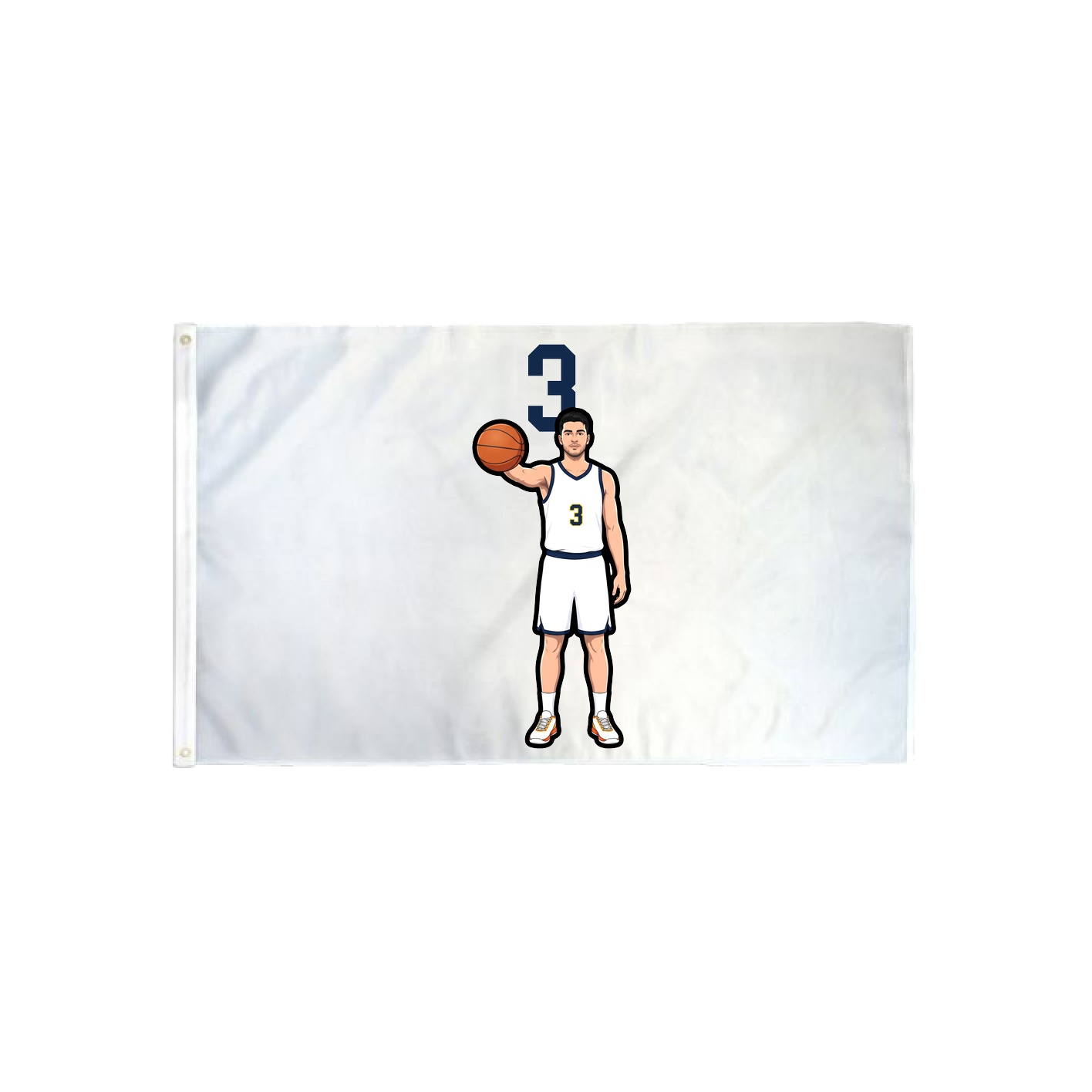 3x5 Flag — Number Top in Classic