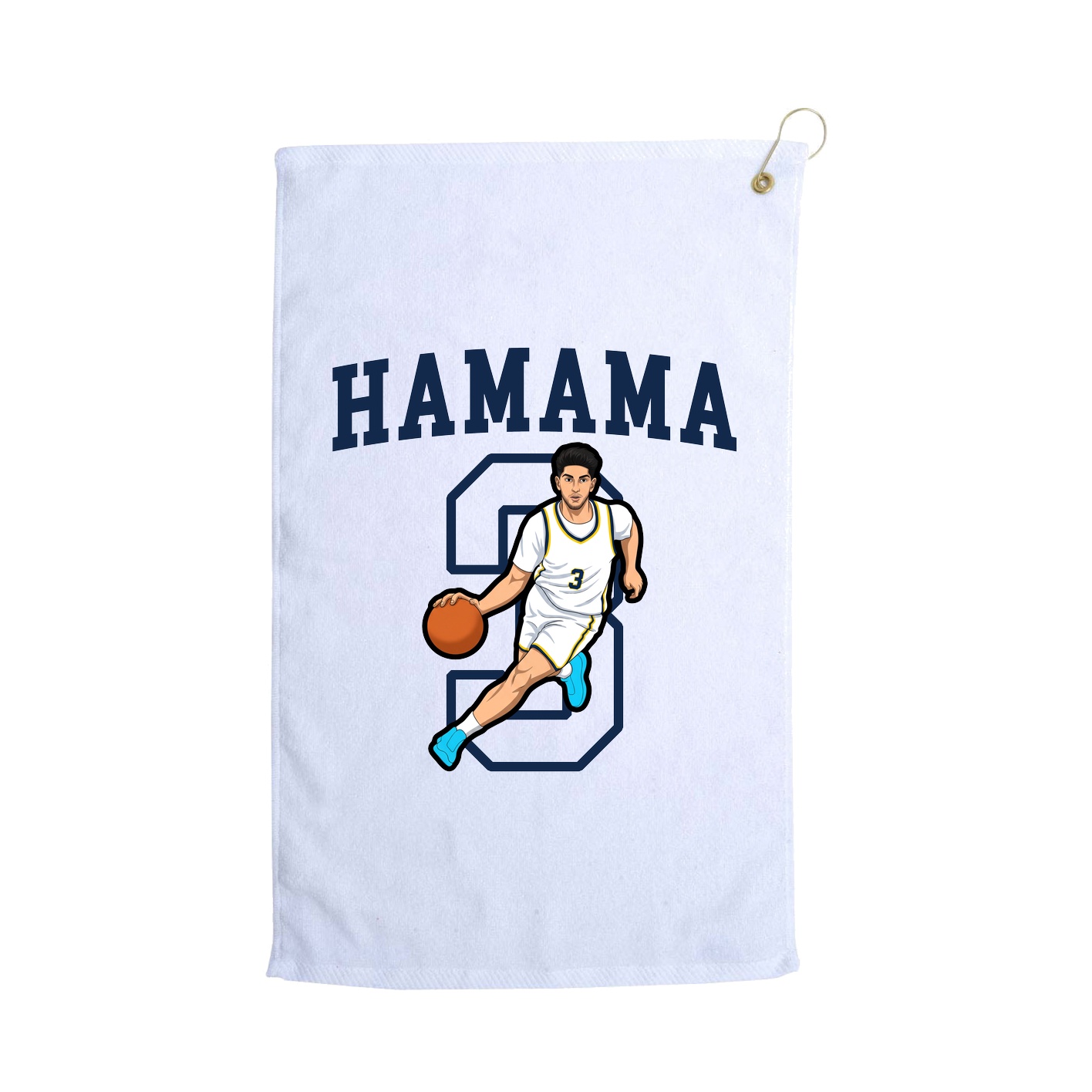 Golf Towel — Shirsey in White