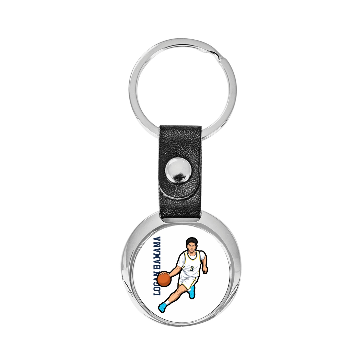 Key Chain — Name Vertical in Classic