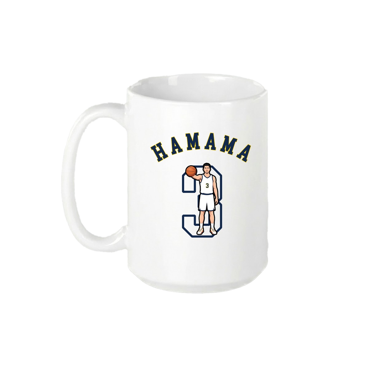 15oz Coffee Mug — Shirsey Arch in White