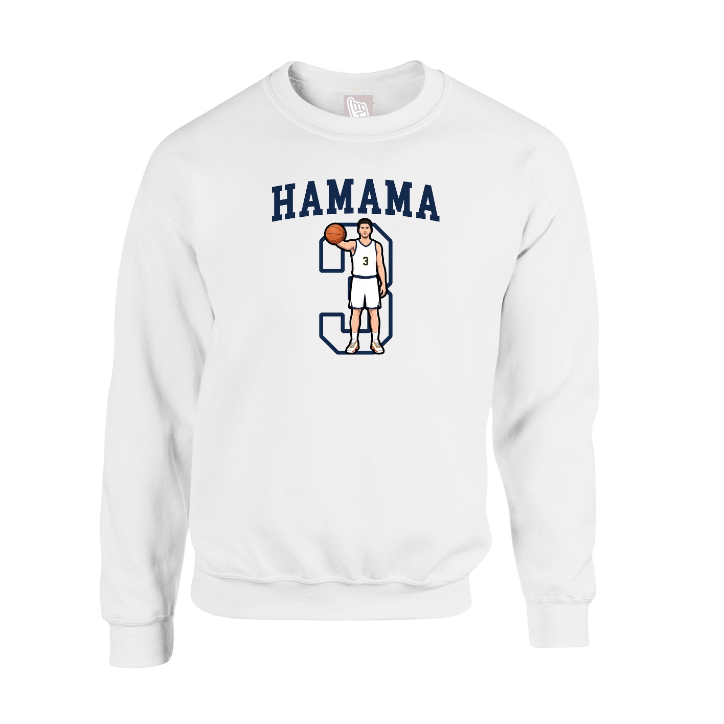 Fleece Crew — Shirsey in White