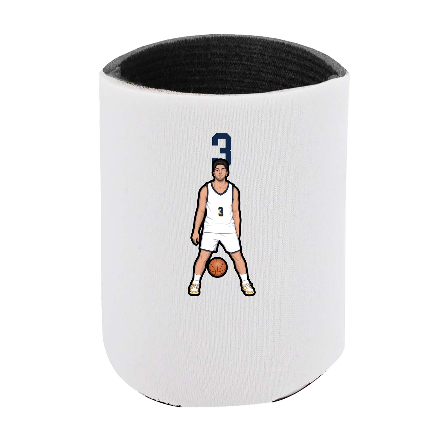 Can Holder — Number Top in White