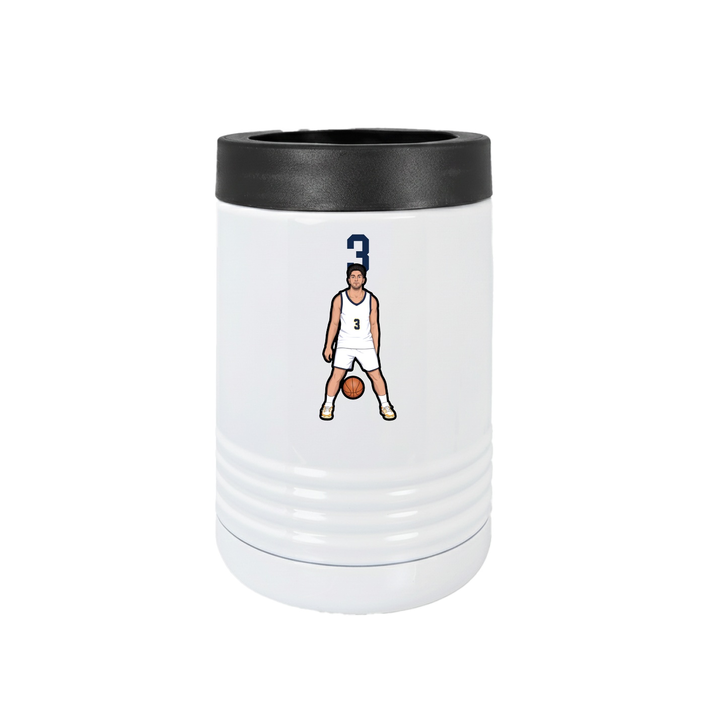 Beverage Holder — Number Top in White