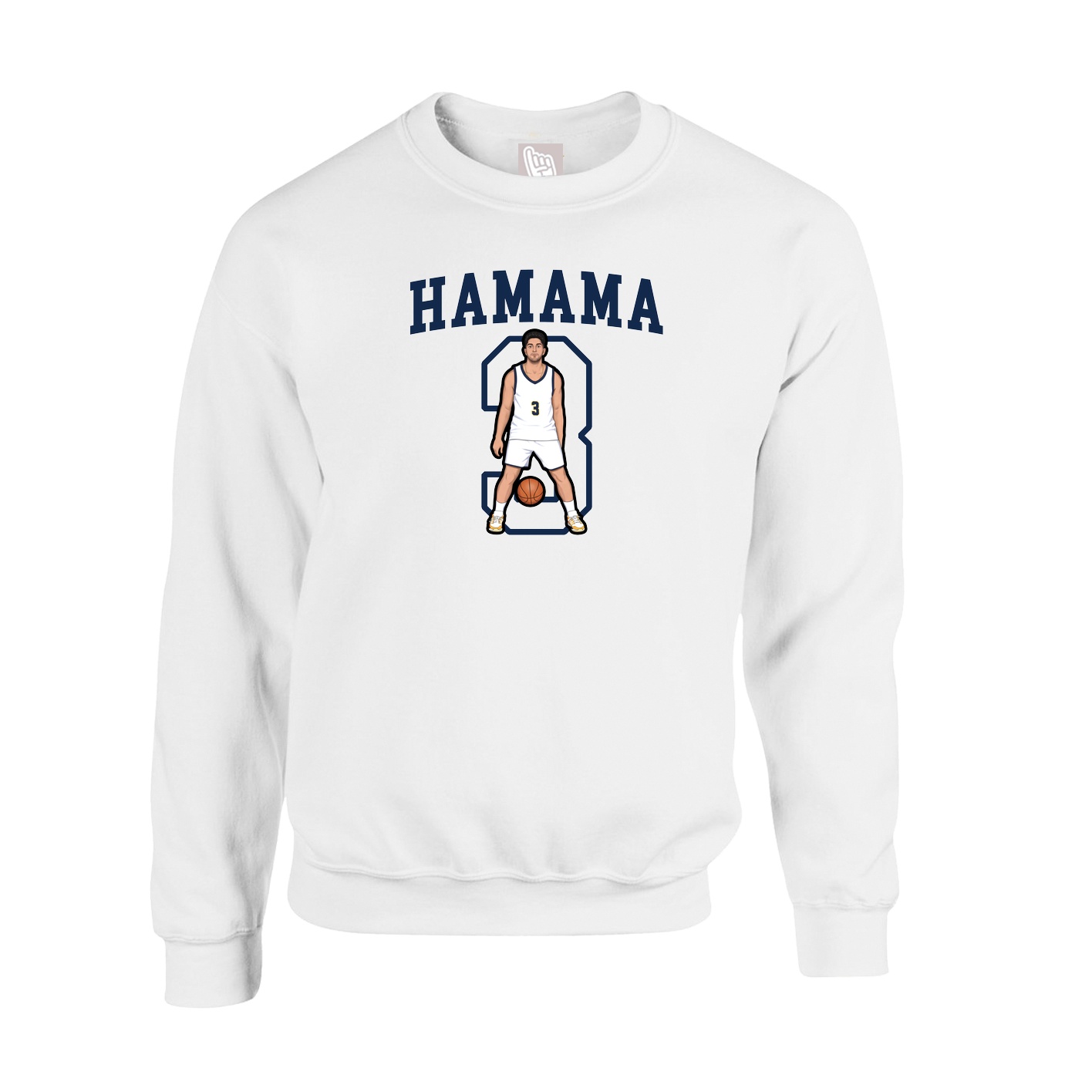 Fleece Crew — Shirsey in White