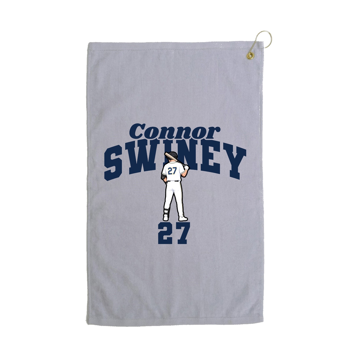 Golf Towel — Signature Arch in Grey