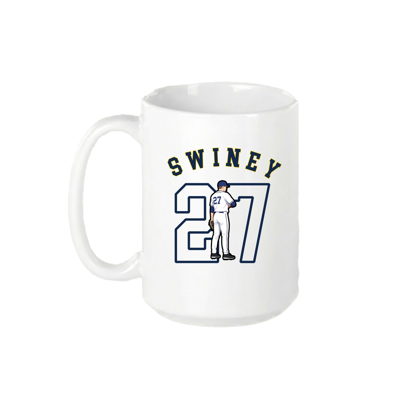 15oz Coffee Mug — Shirsey Arch in White
