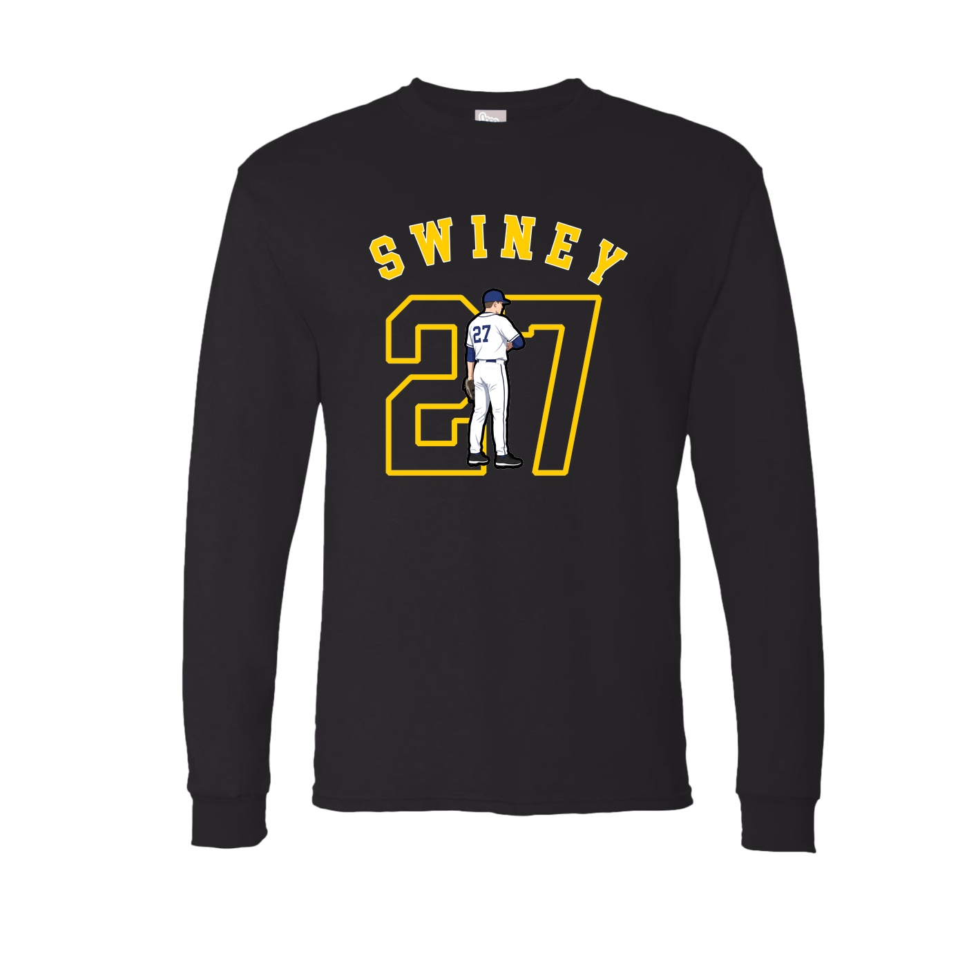 Long Sleeve Tee — Shirsey Arch in Black