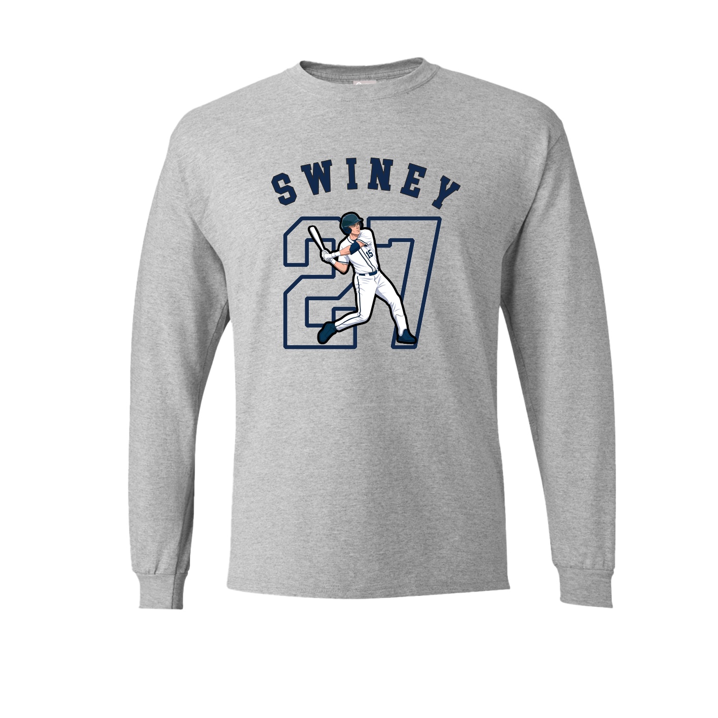 Long Sleeve Tee — Shirsey Arch in Grey