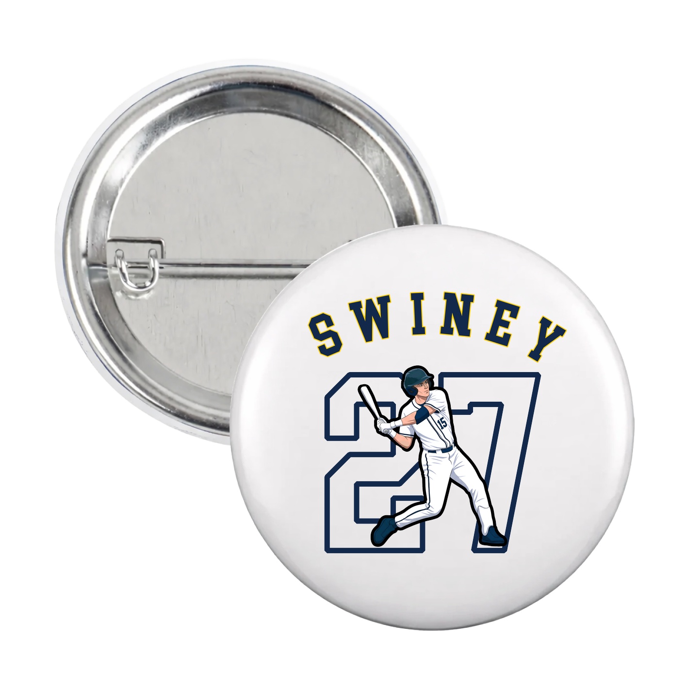 Game Day Button — Shirsey Arch in White