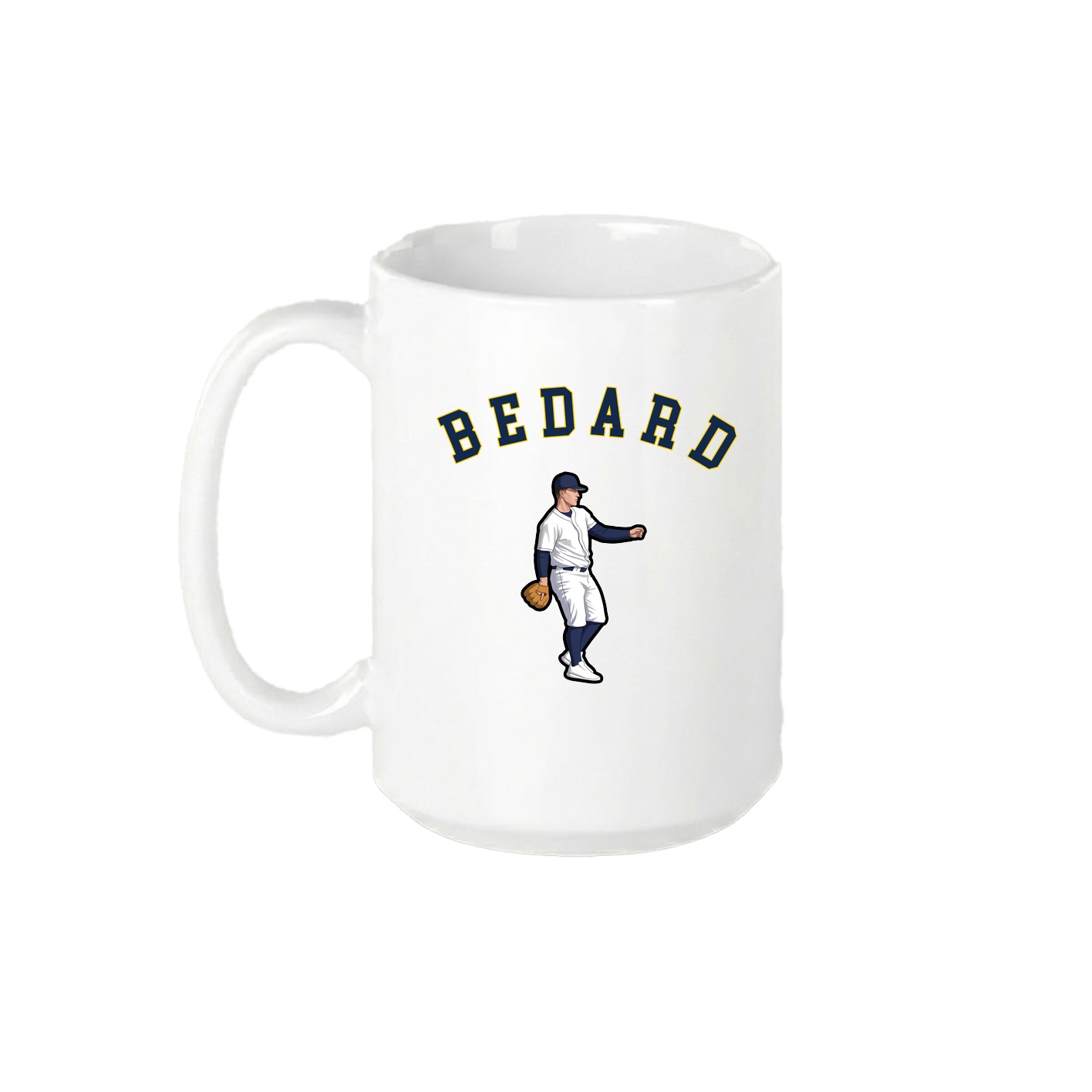 15oz Coffee Mug — Shirsey Arch in White