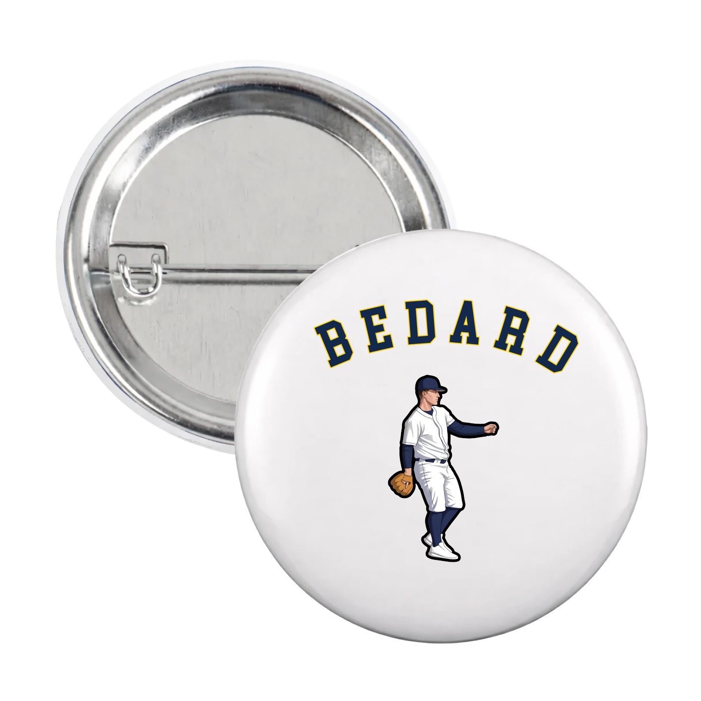 Game Day Button — Shirsey Arch in White