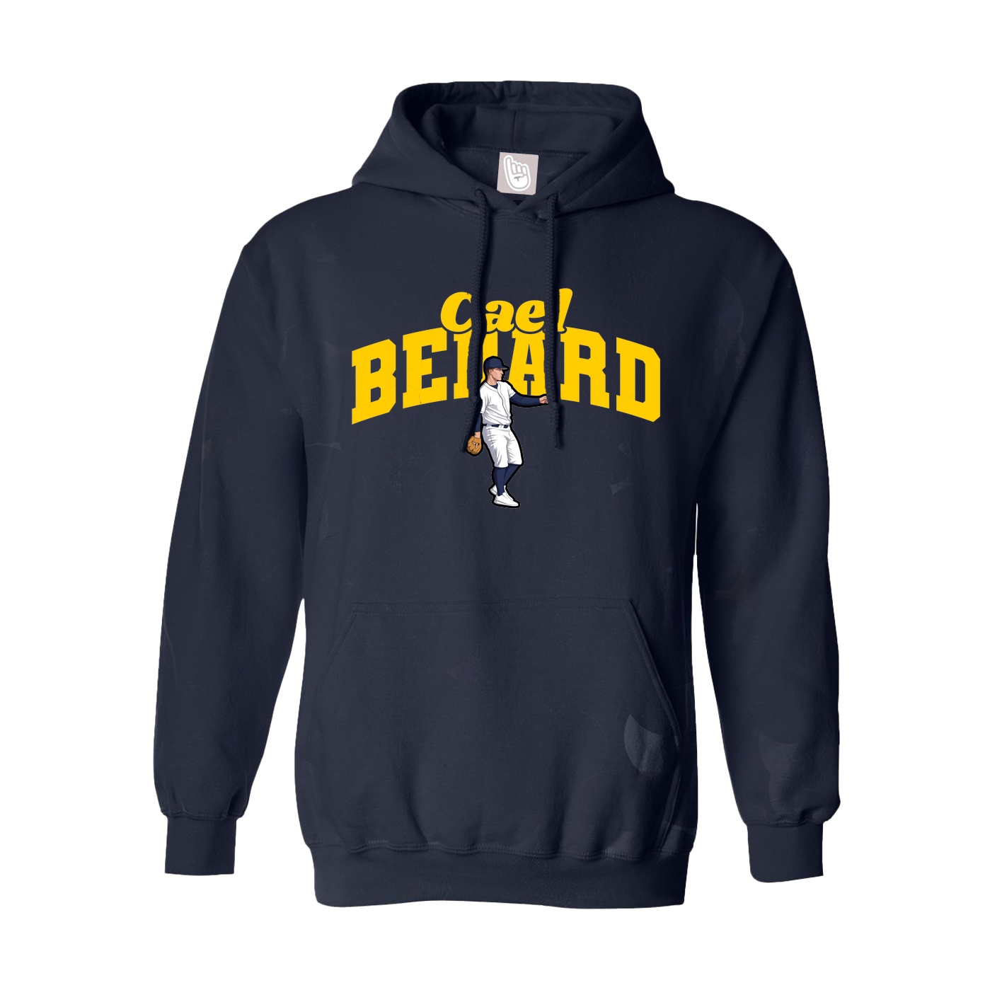 Hoodie — Signature Arch in Navy