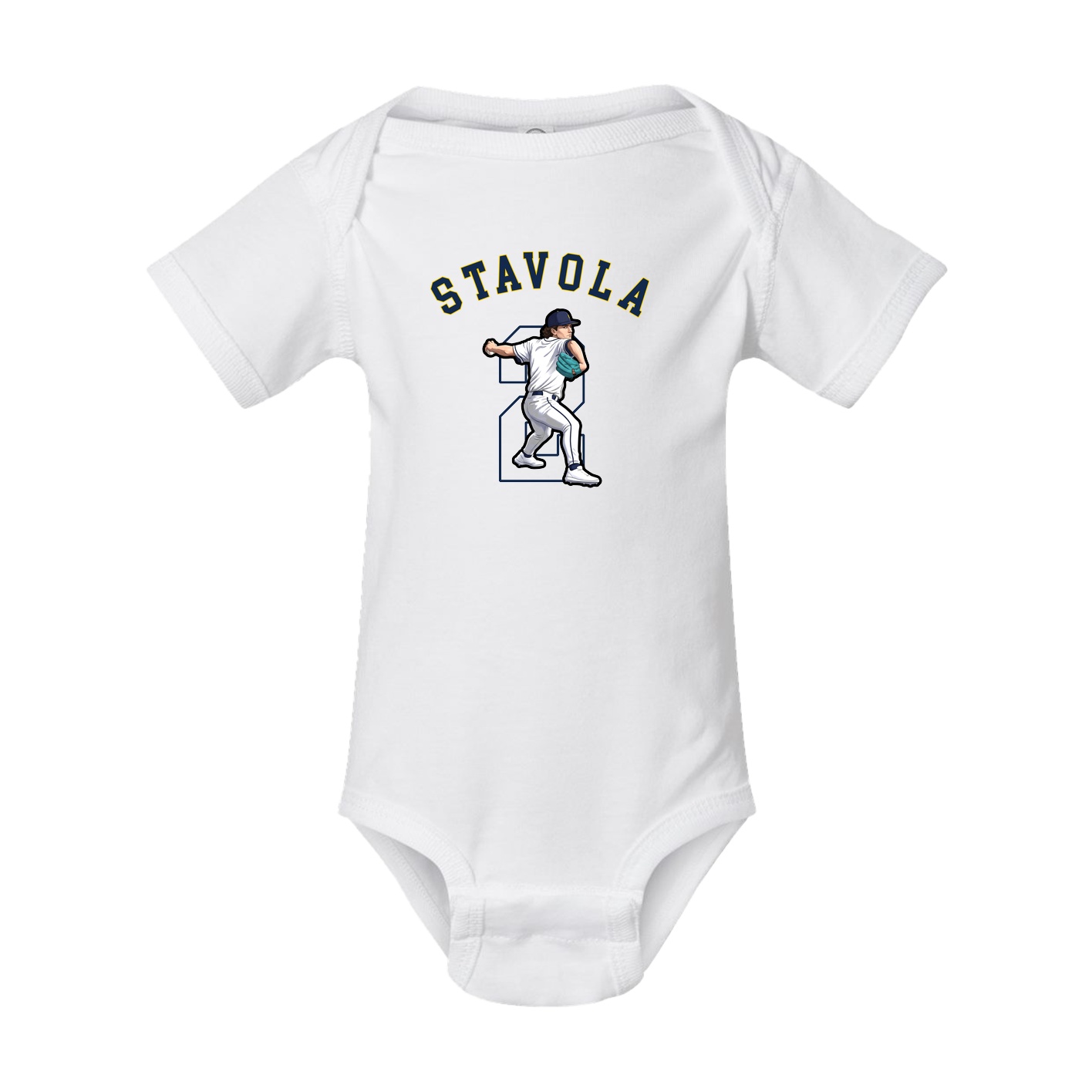 Baby Onesie — Shirsey Arch in White