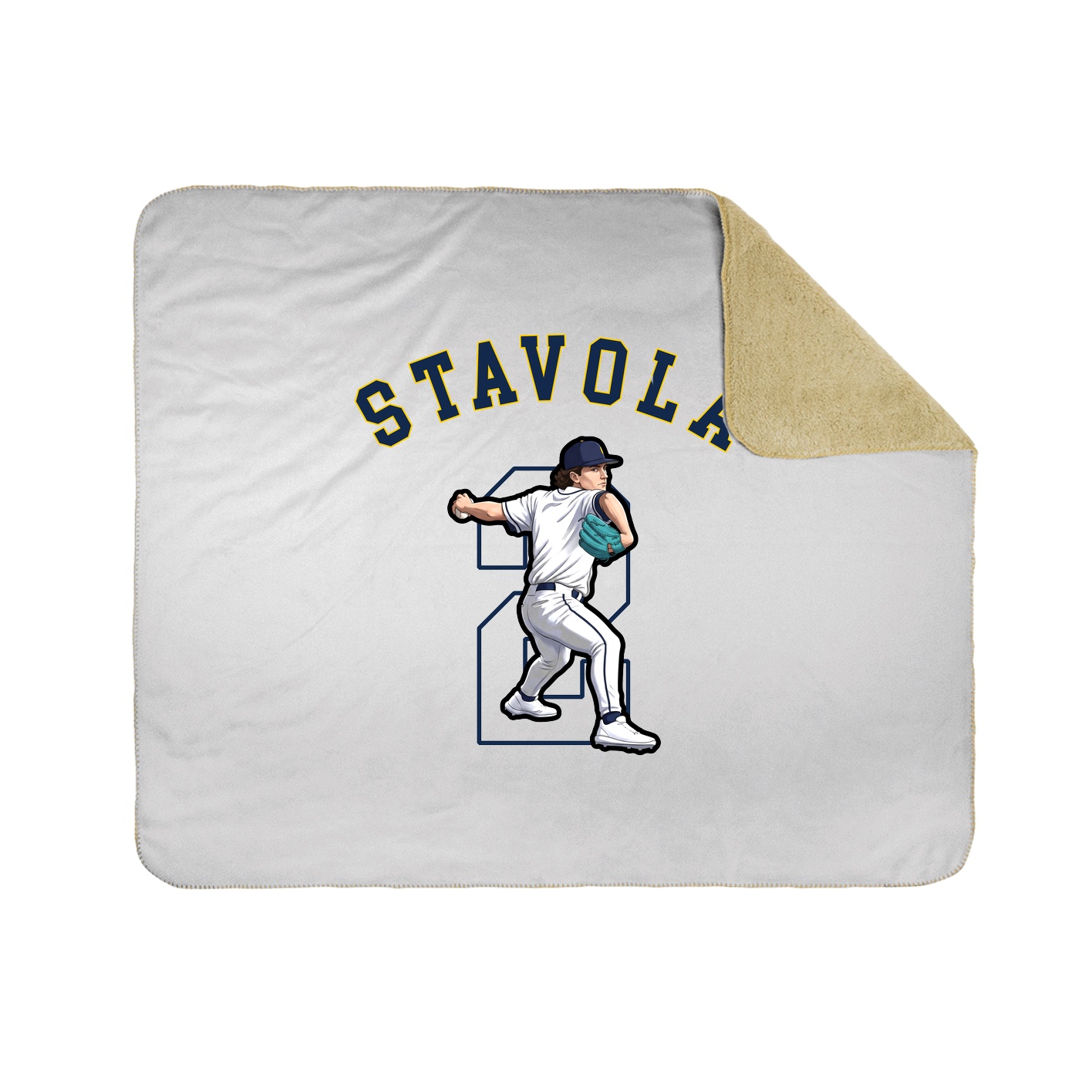 Throw Blanket — Shirsey Arch in White