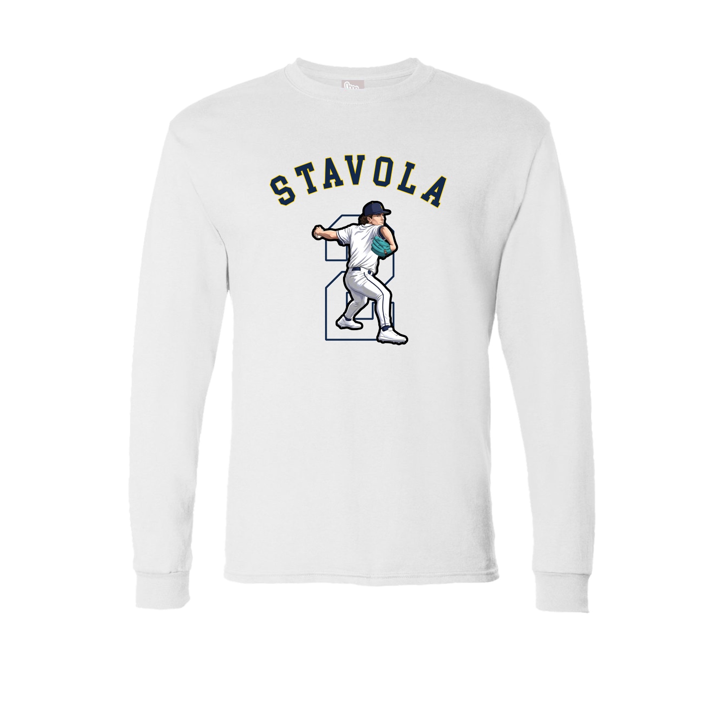 Long Sleeve Tee — Shirsey Arch in White