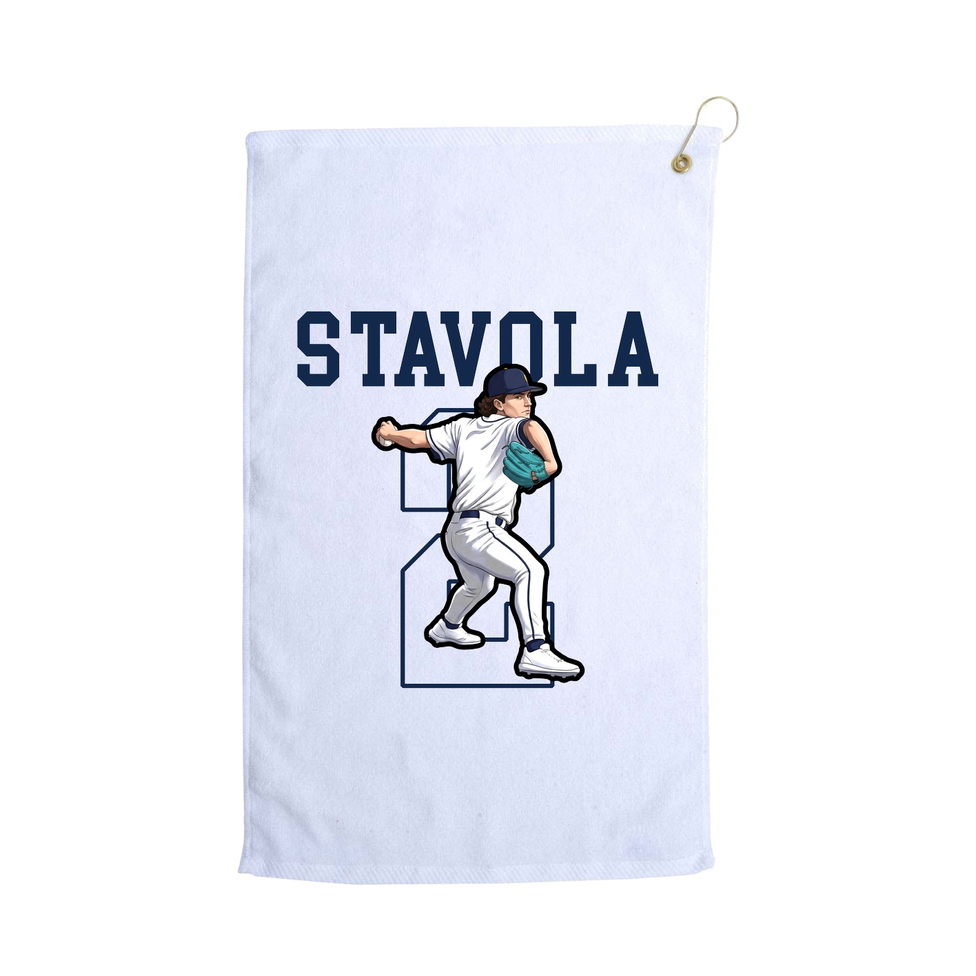 Golf Towel — Shirsey in White