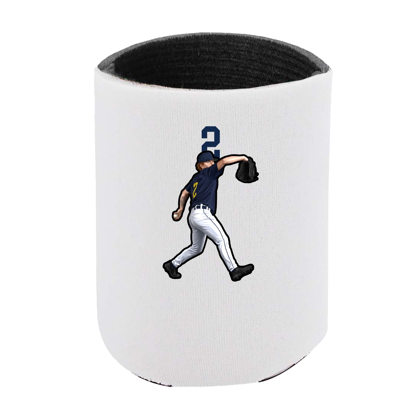 Can Holder — Number Top in White