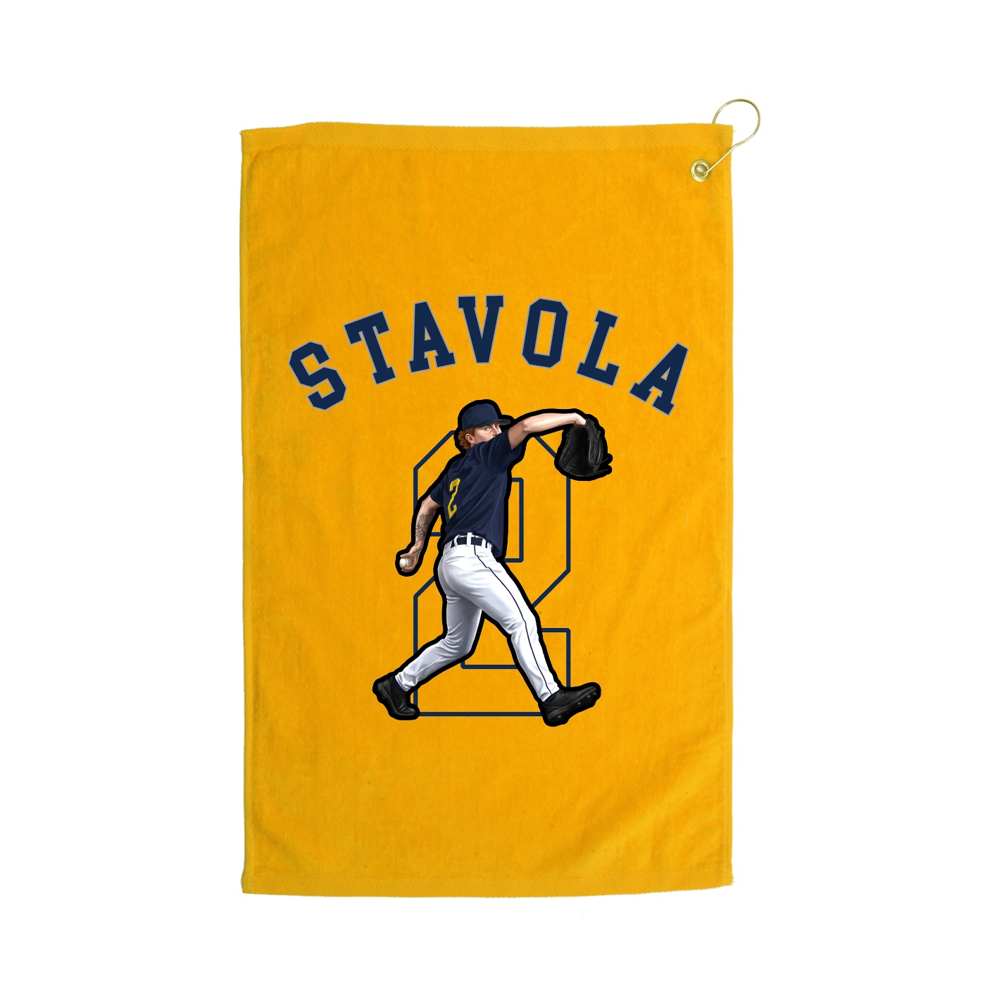 Golf Towel — Shirsey Arch in Gold