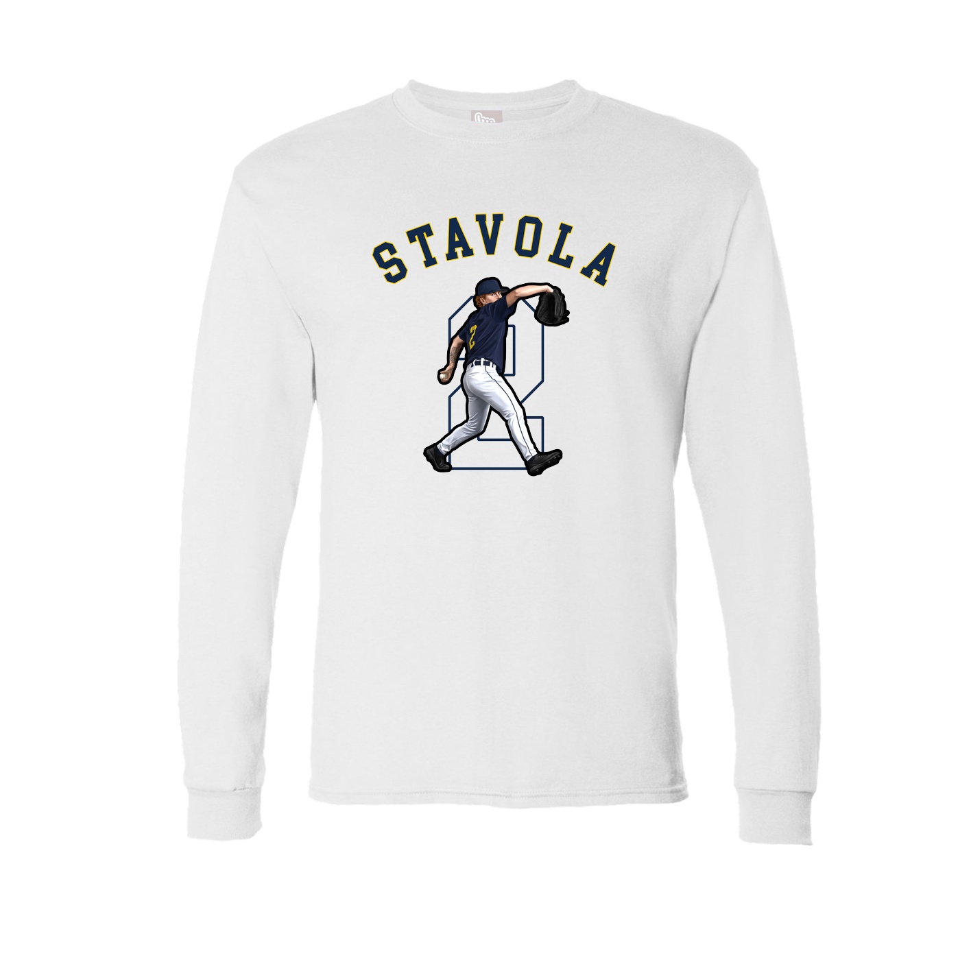 Long Sleeve Tee — Shirsey Arch in White