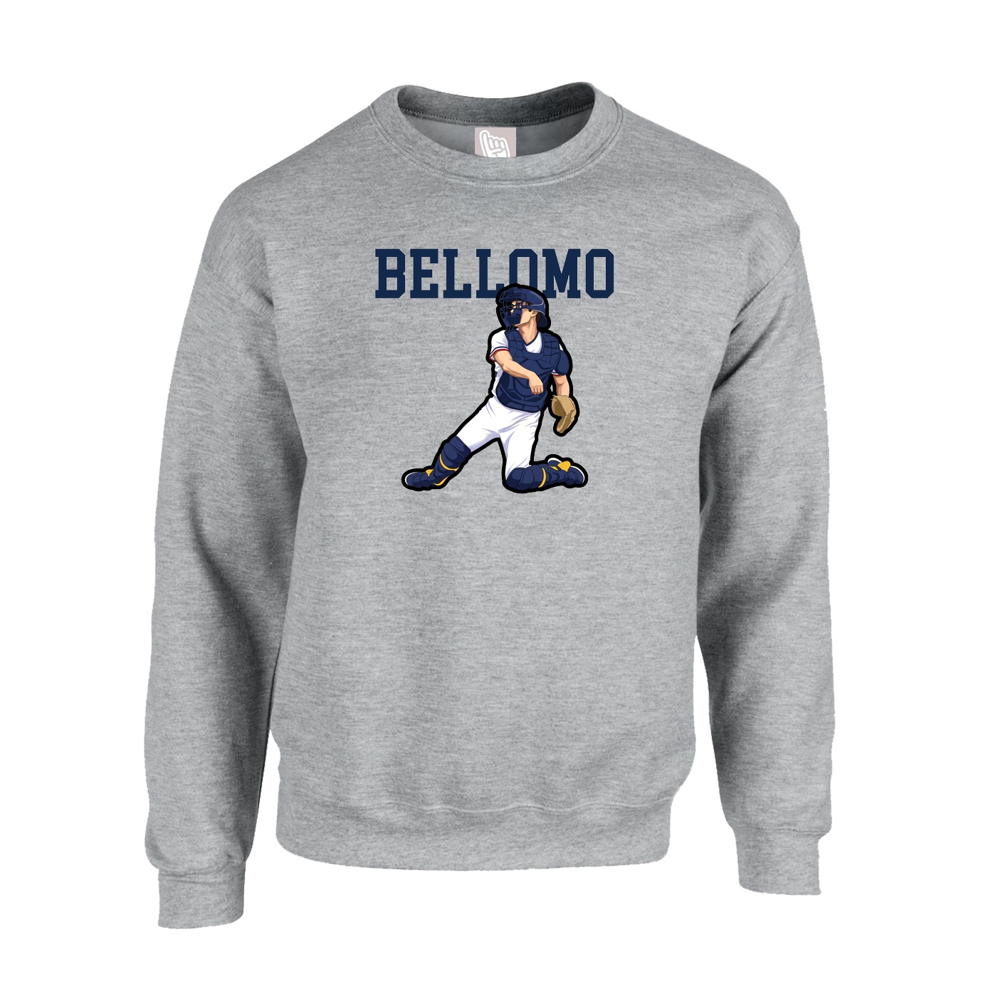 Fleece Crew — Shirsey in Grey