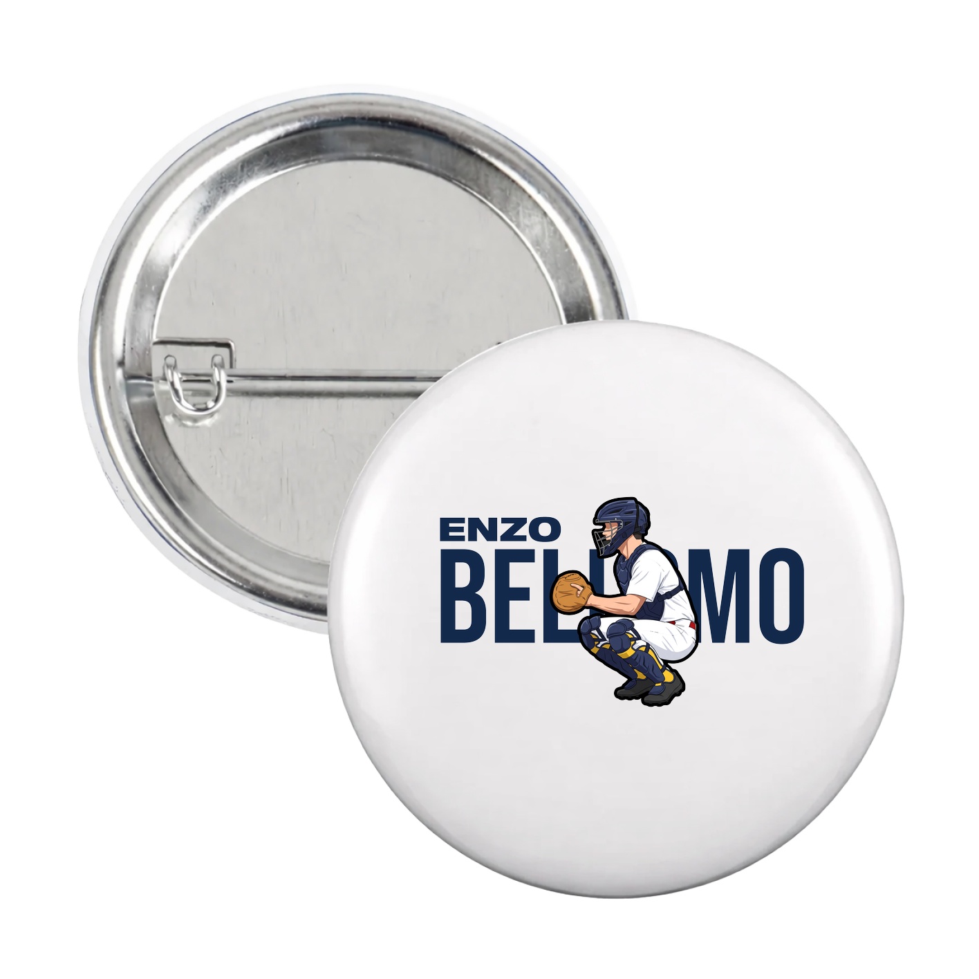 Game Day Button — Player Name in White