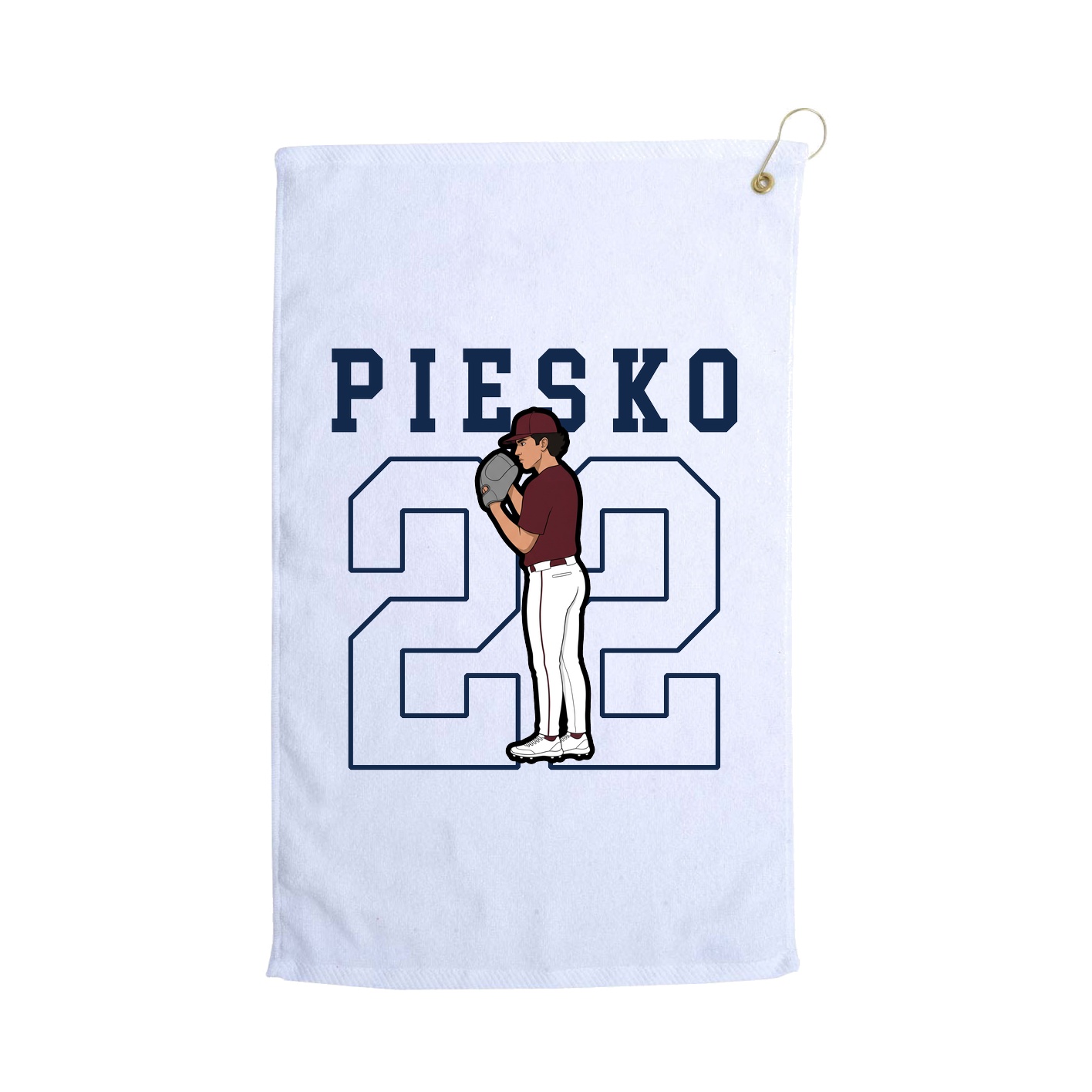 Golf Towel — Shirsey in White