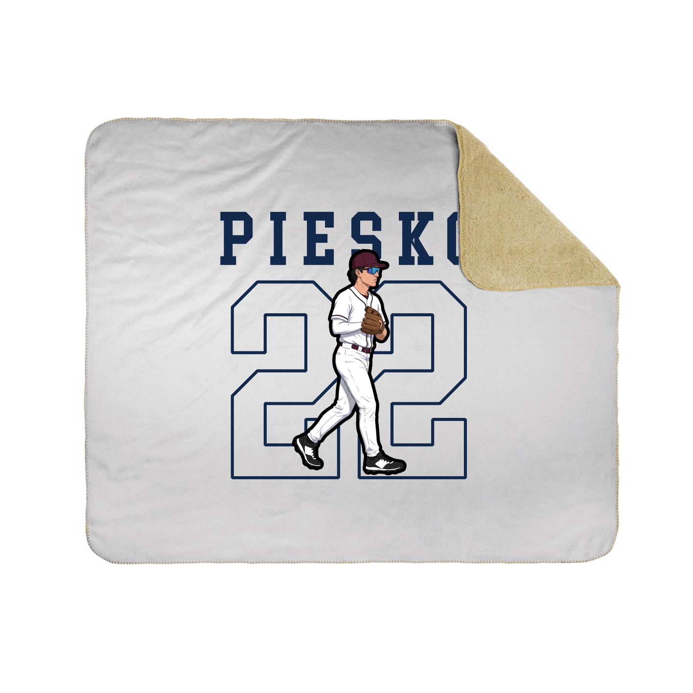 50x60 Sherpa Lined Throw Blanket