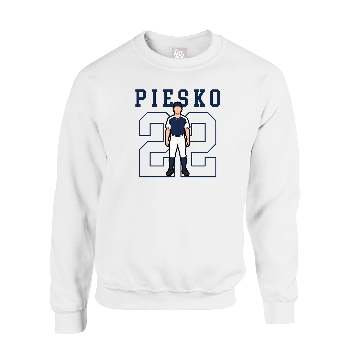 Fleece Crew — Shirsey in White