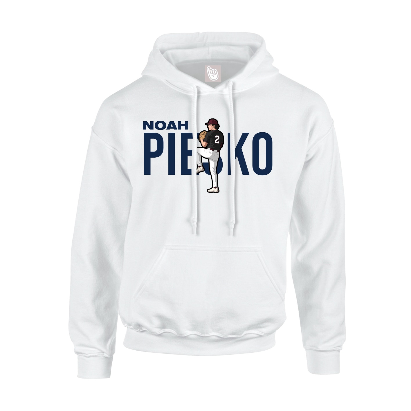 Hoodie — Player Name in White