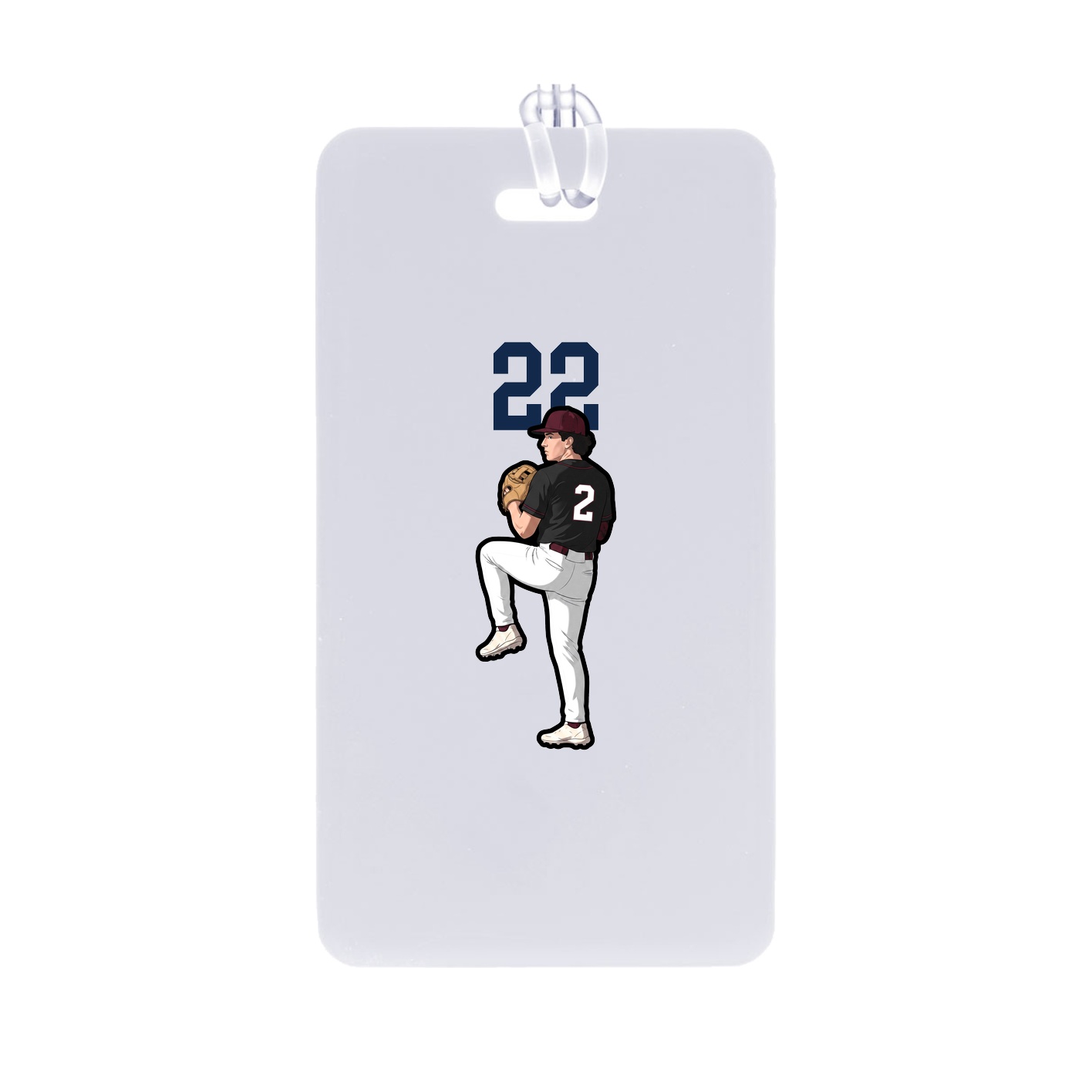 Bag Tag — Number Top in Classic