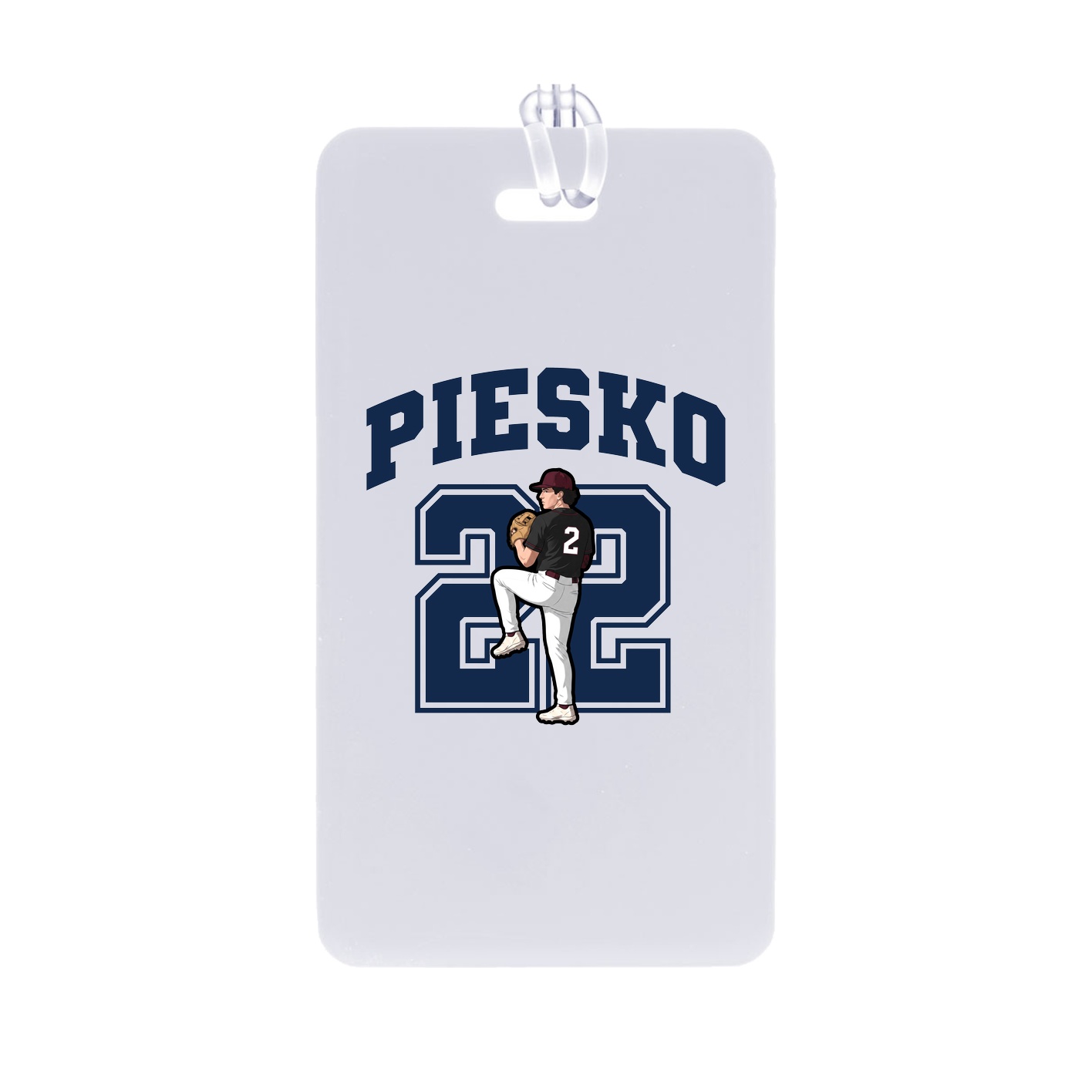 Bag Tag — Number in Classic