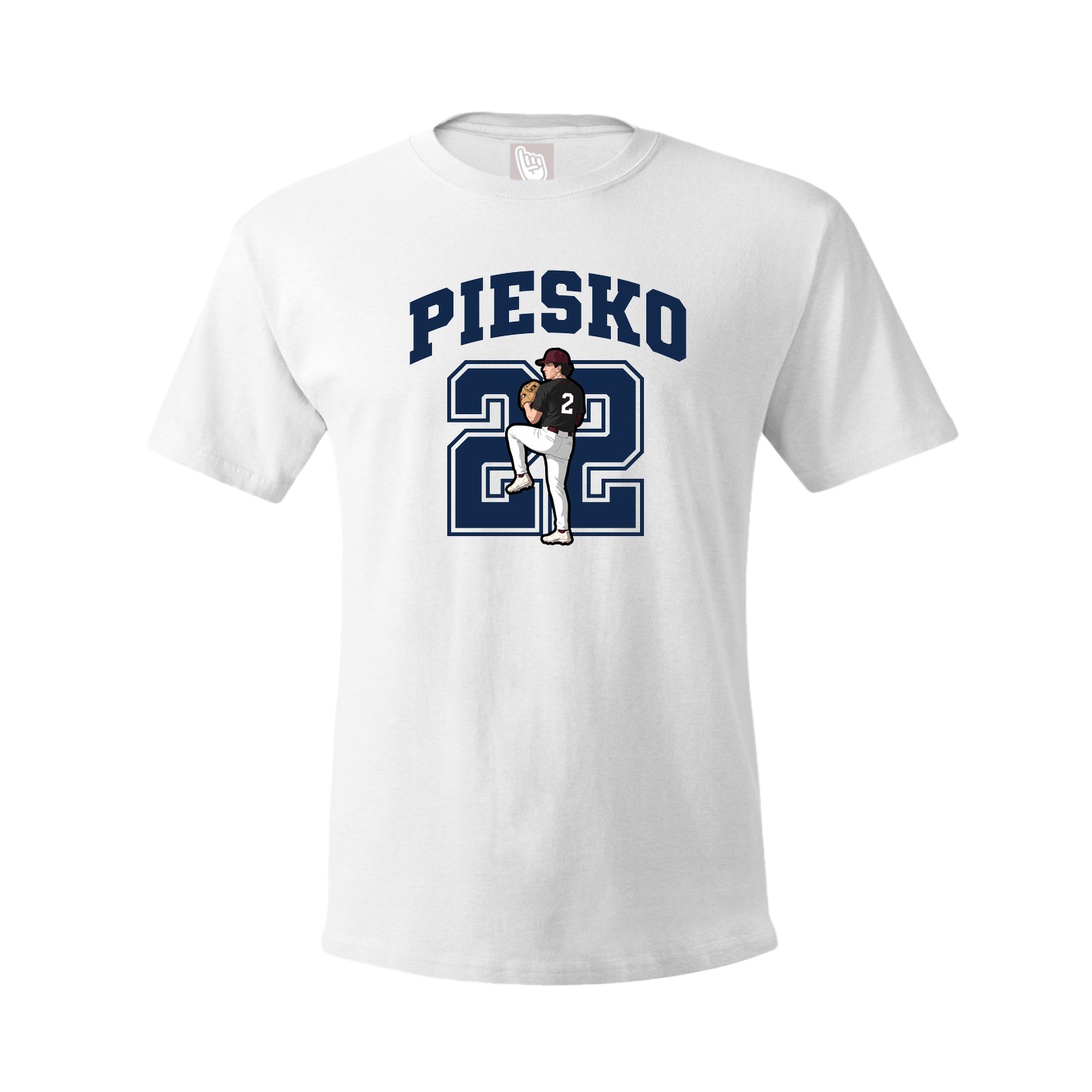 Tee — Number in White