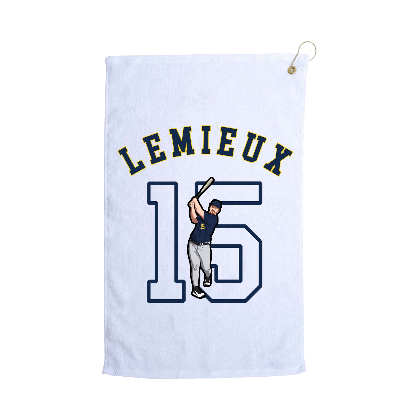 Golf Towel — Shirsey Arch in White
