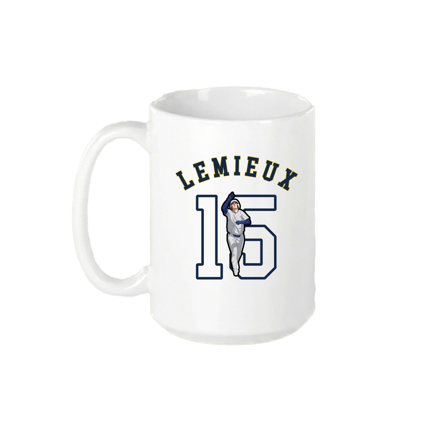 15oz Coffee Mug — Shirsey Arch in White