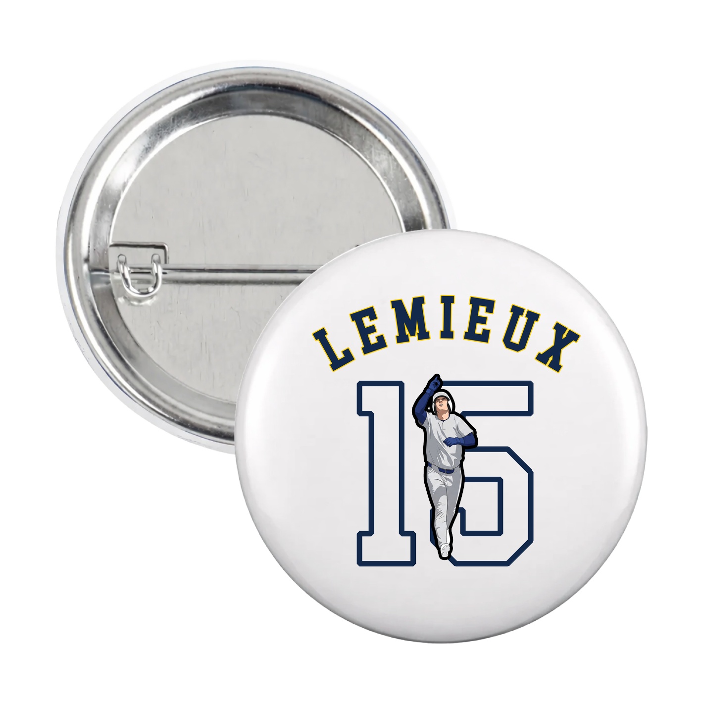 Game Day Button — Shirsey Arch in White