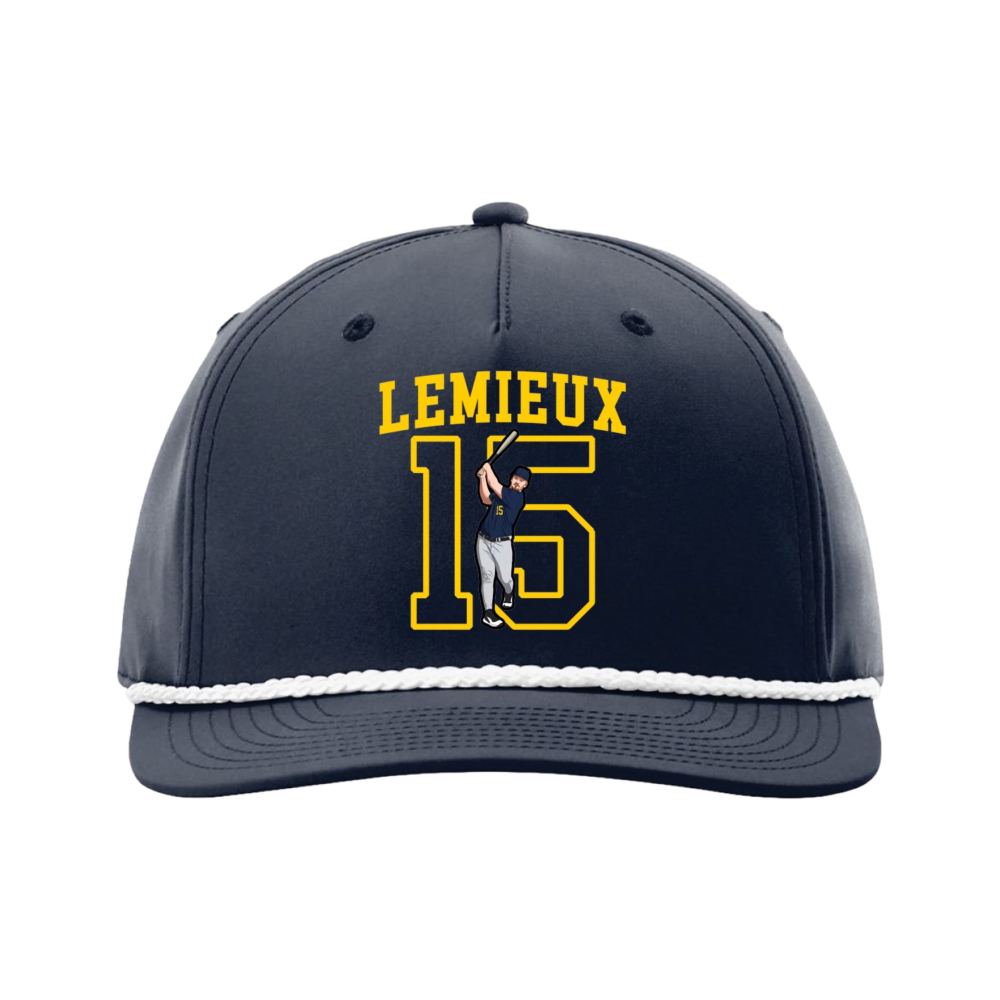 Five-Panel Classic Rope Cap — Shirsey in Navy