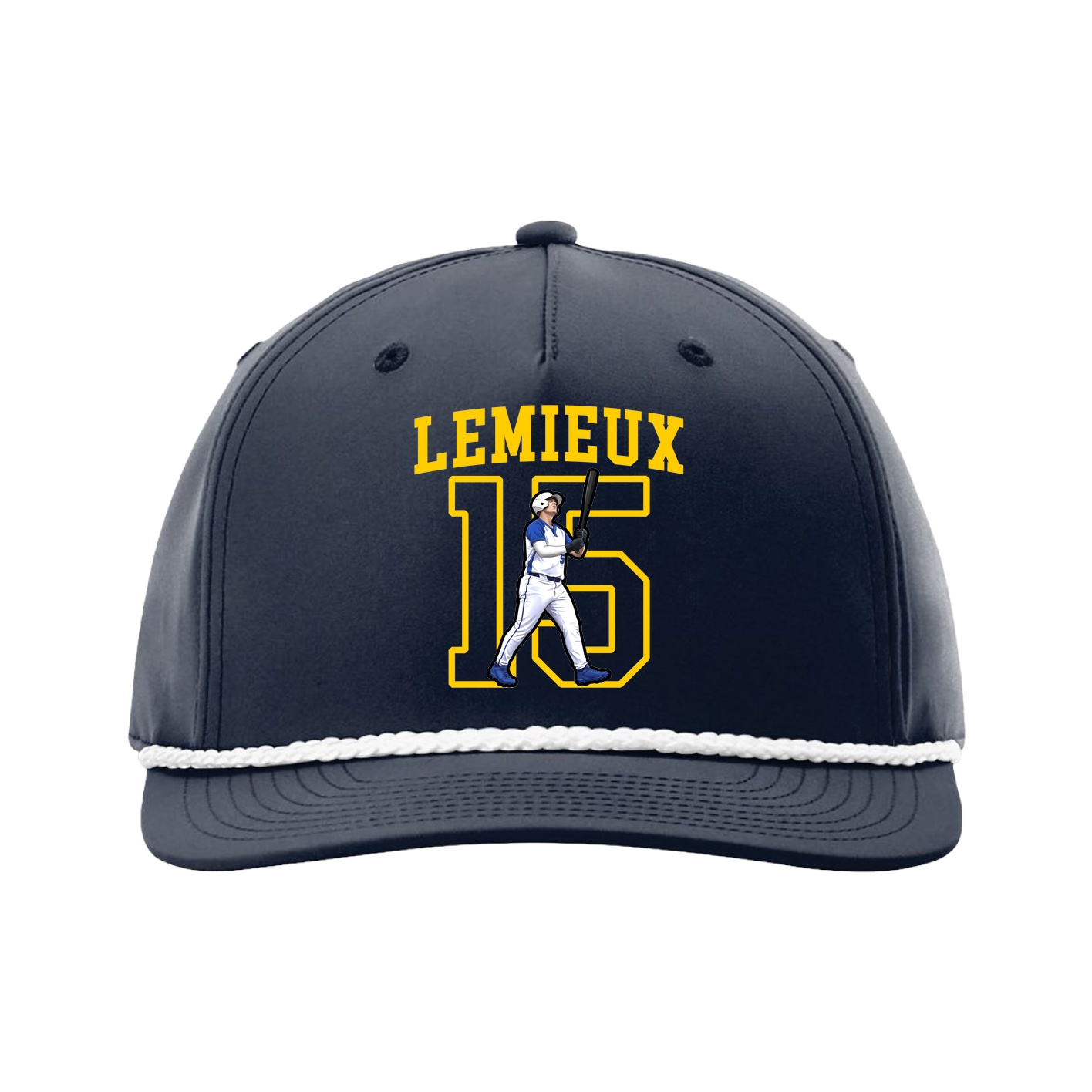 Five-Panel Classic Rope Cap — Shirsey in Navy