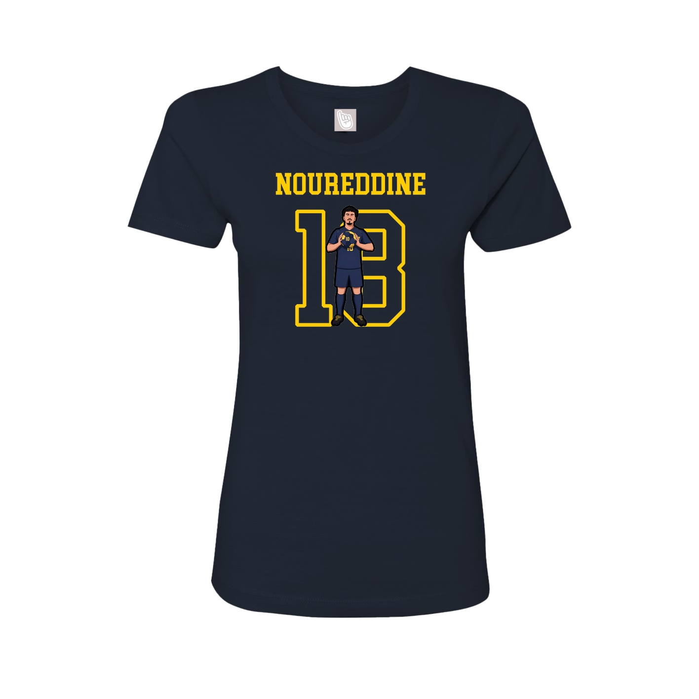 Fitted Women's Tee — Shirsey in Navy