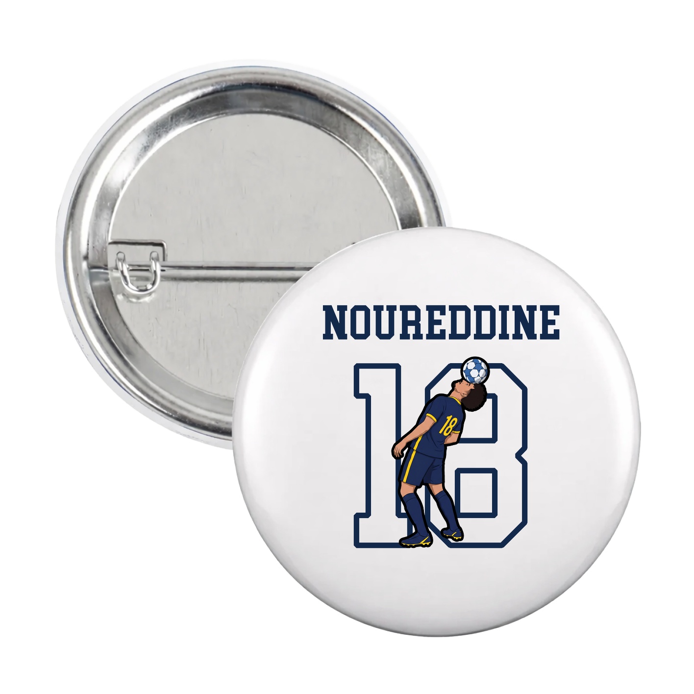 Game Day Button — Shirsey in White
