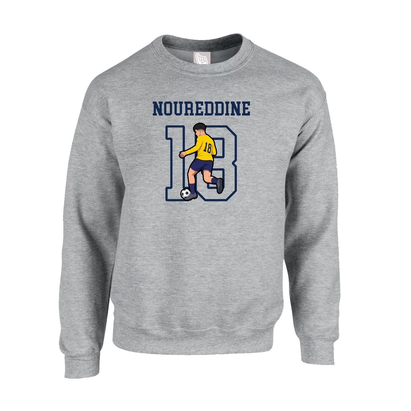 Fleece Crew — Shirsey in Grey