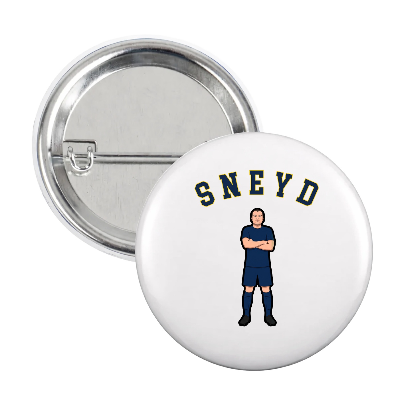 Game Day Button — Shirsey Arch in White