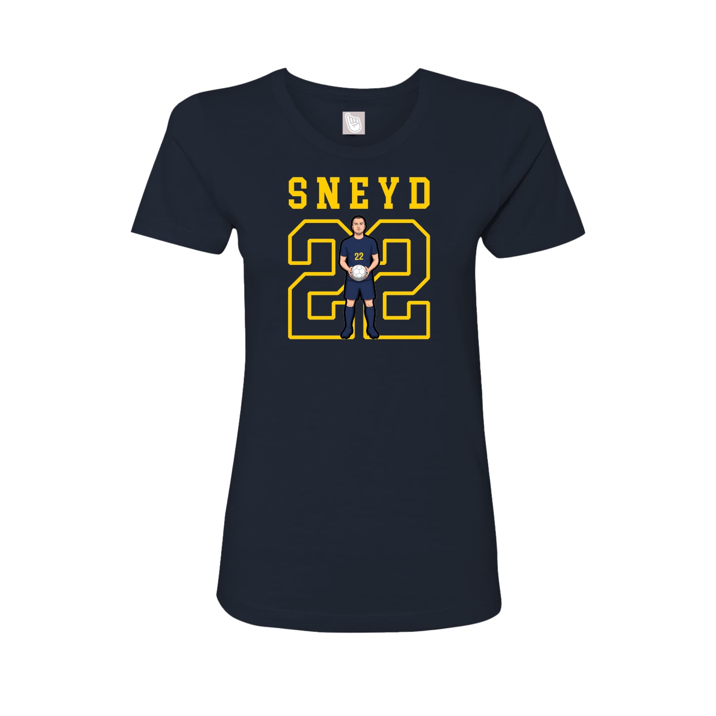Fitted Women's Tee — Shirsey in Navy