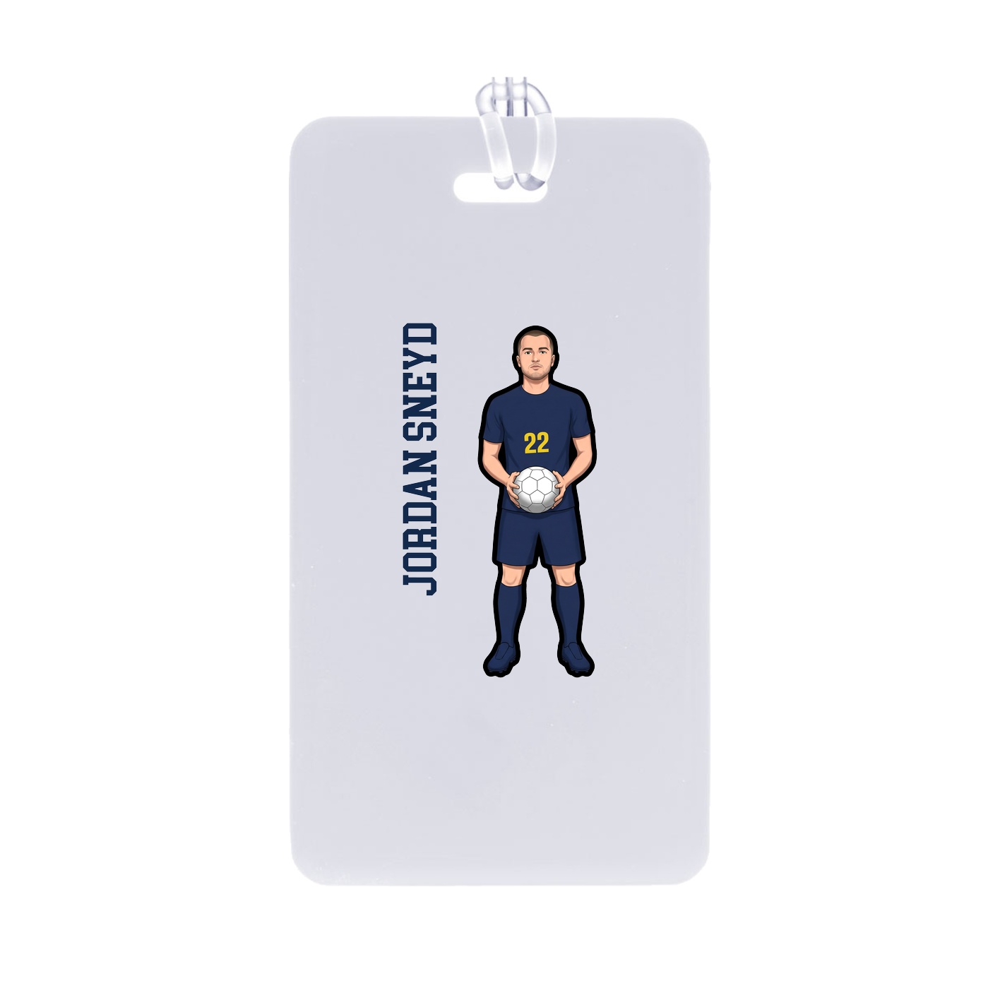 Bag Tag — Name Vertical in Classic