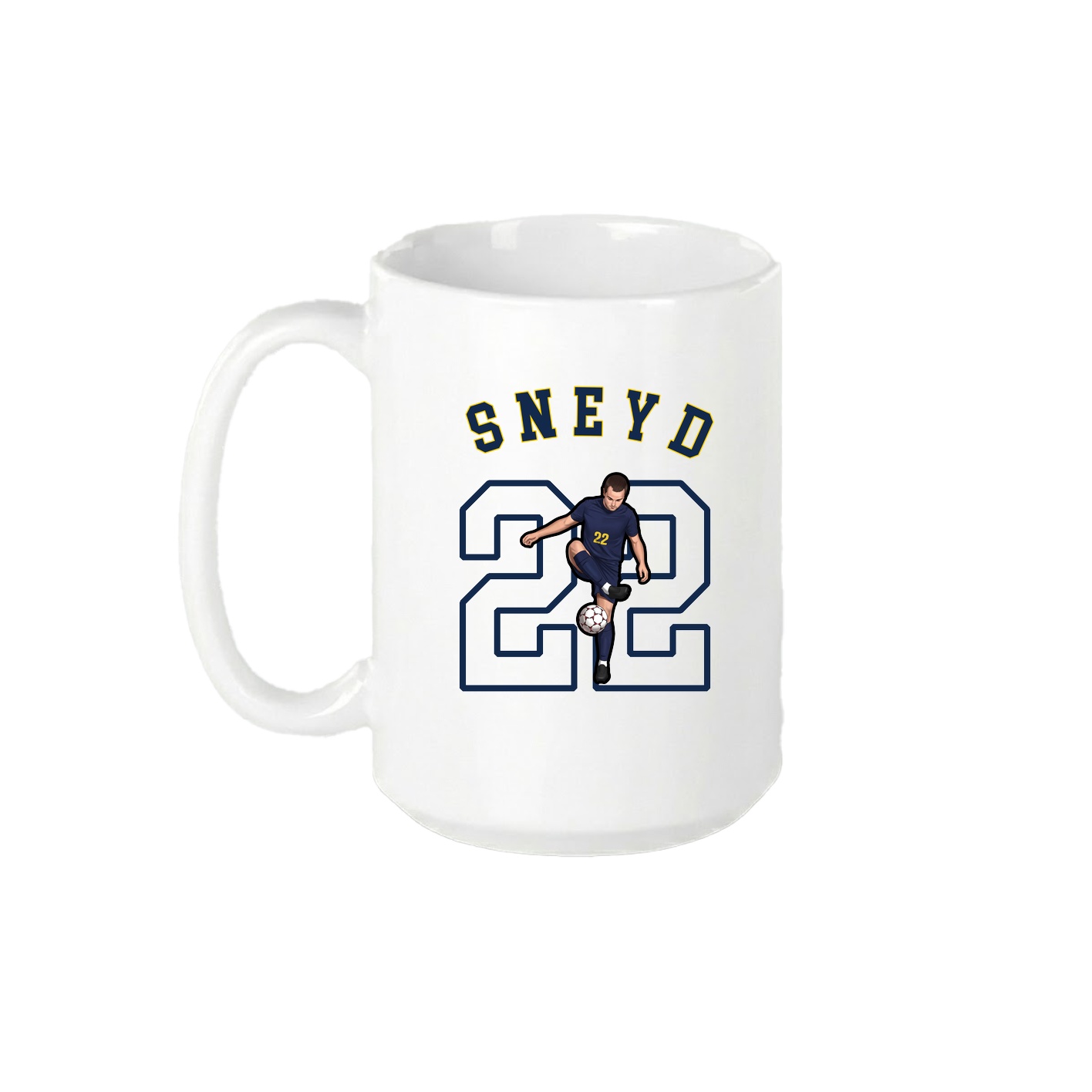 15oz Coffee Mug — Shirsey Arch in White